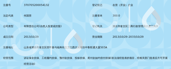 濰坊浩博非融資性擔保 專業(yè)從事非融資性擔保服務
